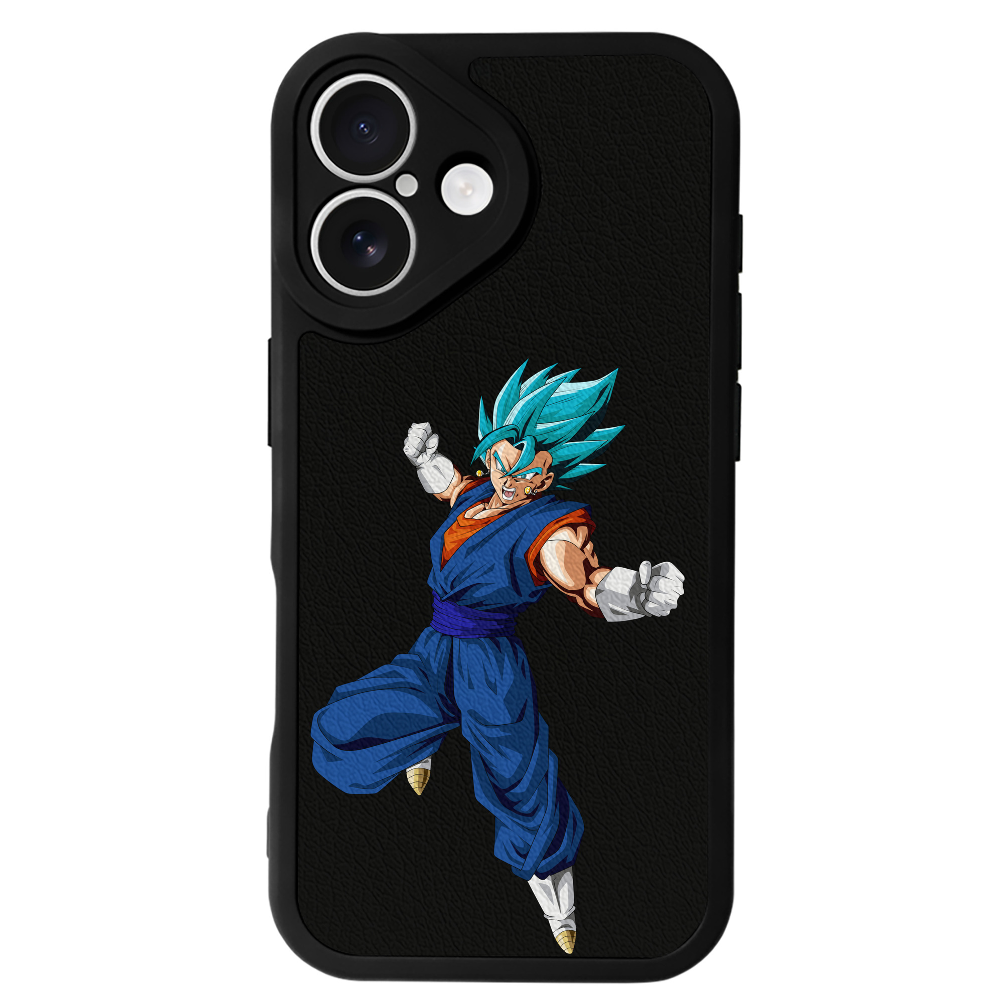 （画像用） ドラゴンボール ベジット DRAGON BALL Vegetto 【iPhone 16シリーズ対応】シリコンスマホケース（レザー調） 材質：シリコン